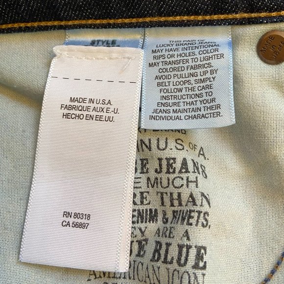 Lucky Charlie Skinny White Oak Cone Denim - Size 2 - Picture 11 of 12